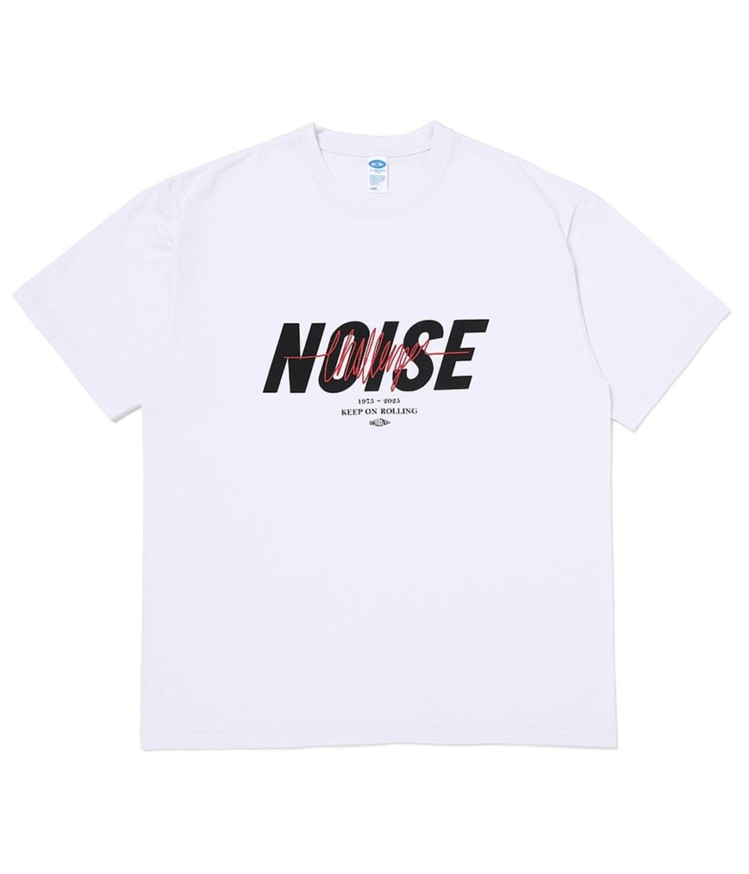 S/S NOISE TEE【WHITE】｜CHALLENGER｜MELTING POT（正規取扱店