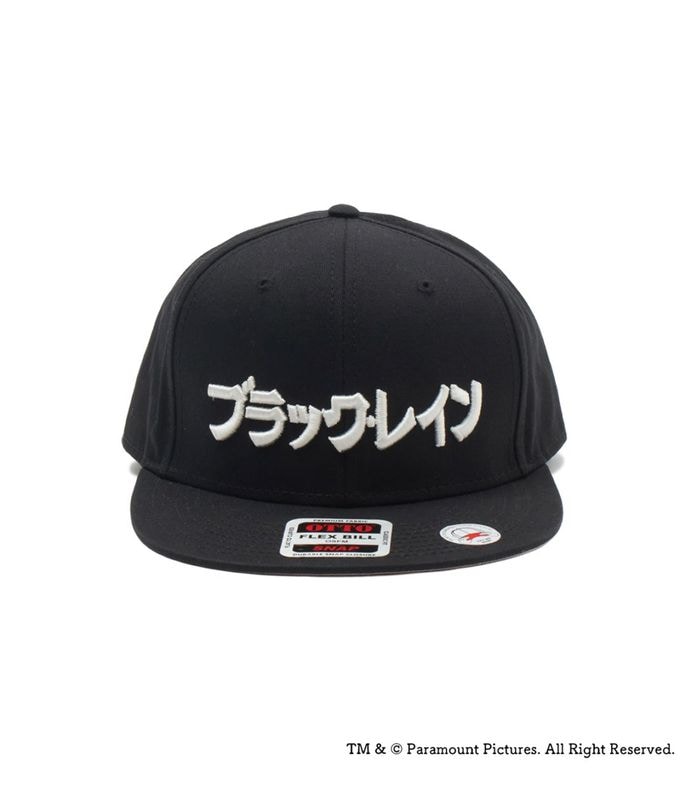 『Black Rain』ブラックレイン LOGO CAP【BLACK】