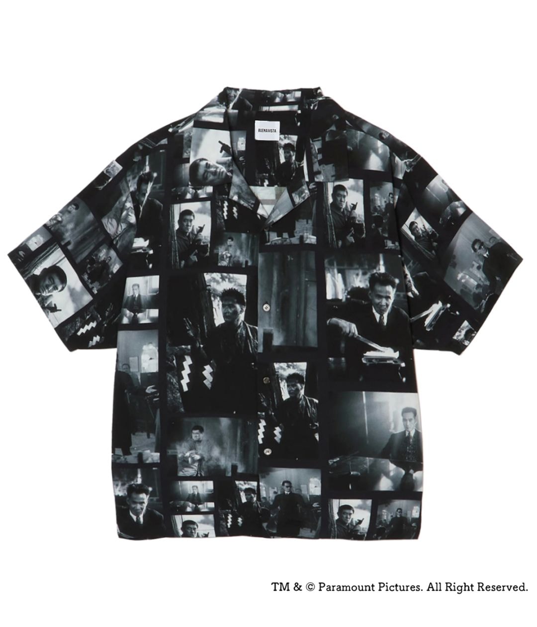 『Black Rain』S/S shirts【BLACK】