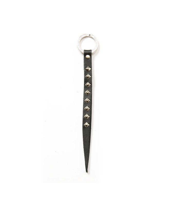 STUDS LEATHER KEY HOLDER【BLACK】