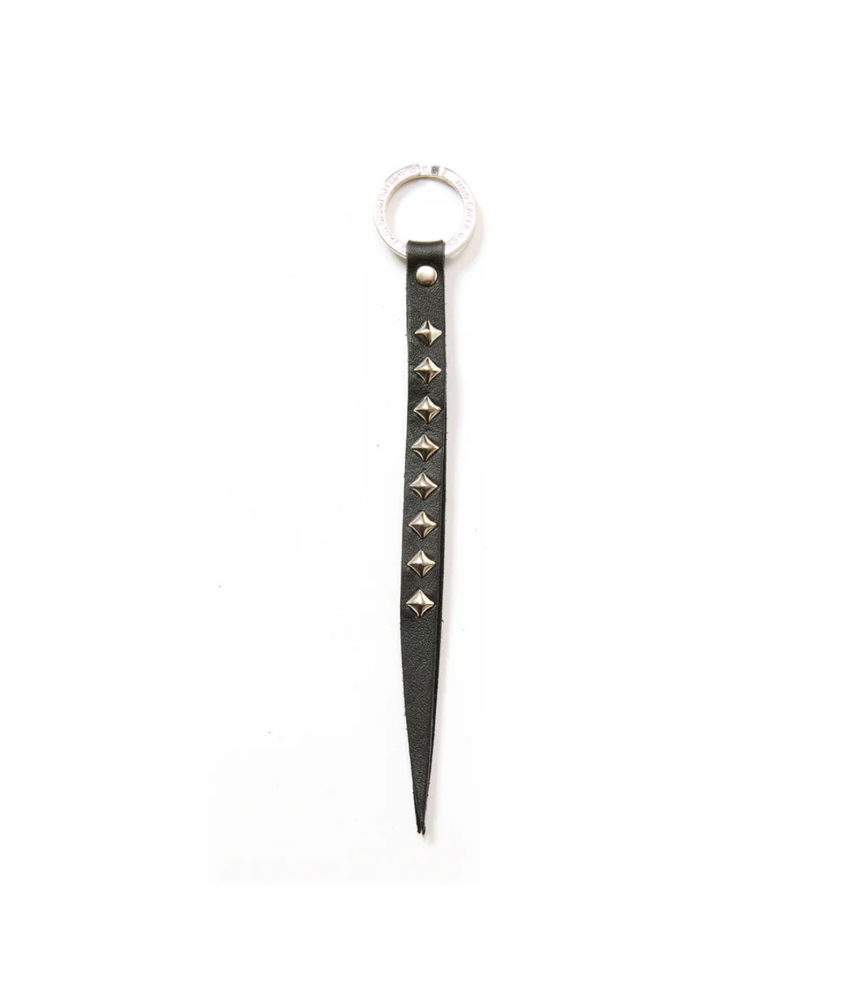 STUDS LEATHER KEY HOLDER【BLACK】