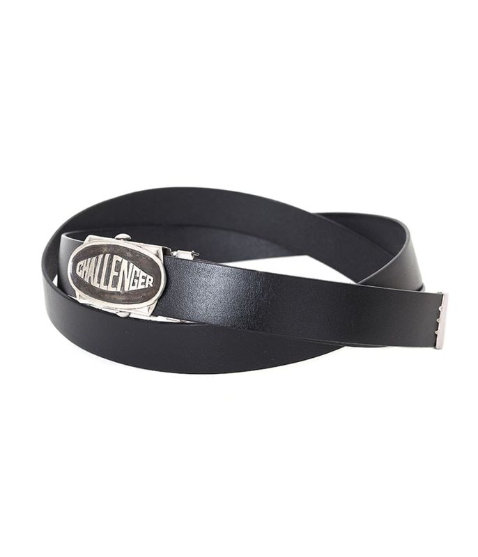 LOGO LEATHER BELT【BLACK】｜CHALLENGER｜MELTING POT（正規