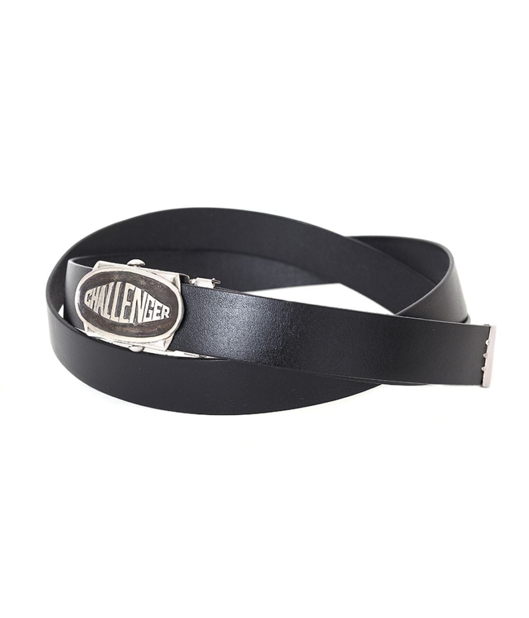 LOGO LEATHER BELT【BLACK】