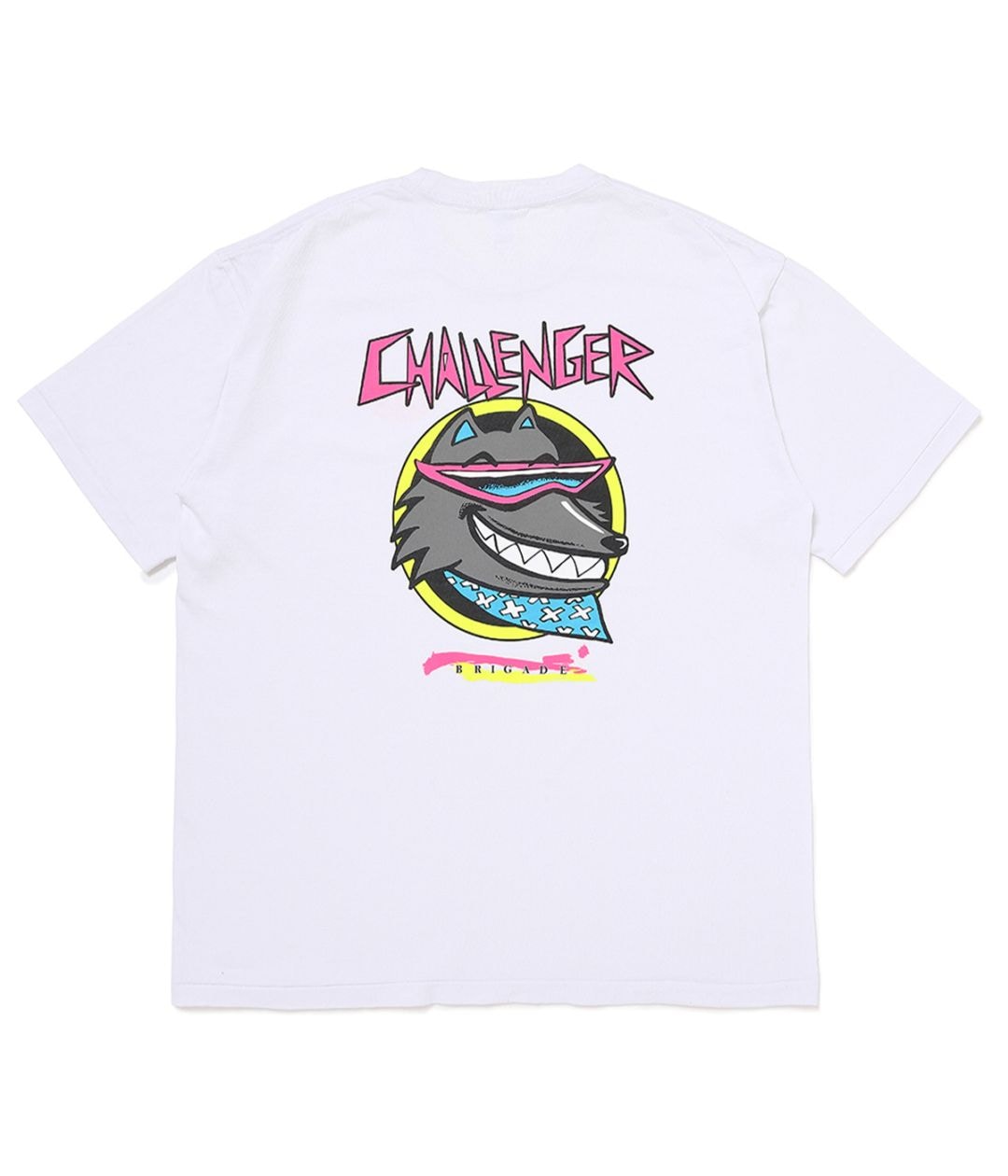 NEON WOLF TEE【WHITE】