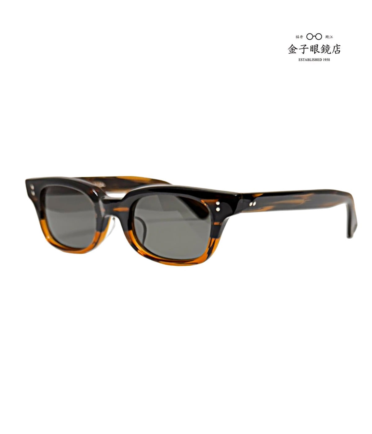 金子眼鏡 / GLASSES (TYPE-2)【BROWN】｜WACKO MARIA｜MELTING POT