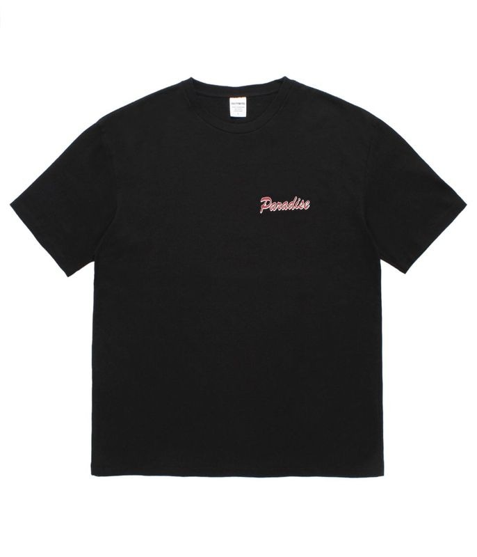 WASHED HEAVY WEIGHT T-SHIRT (TYPE-8)【BLACK】