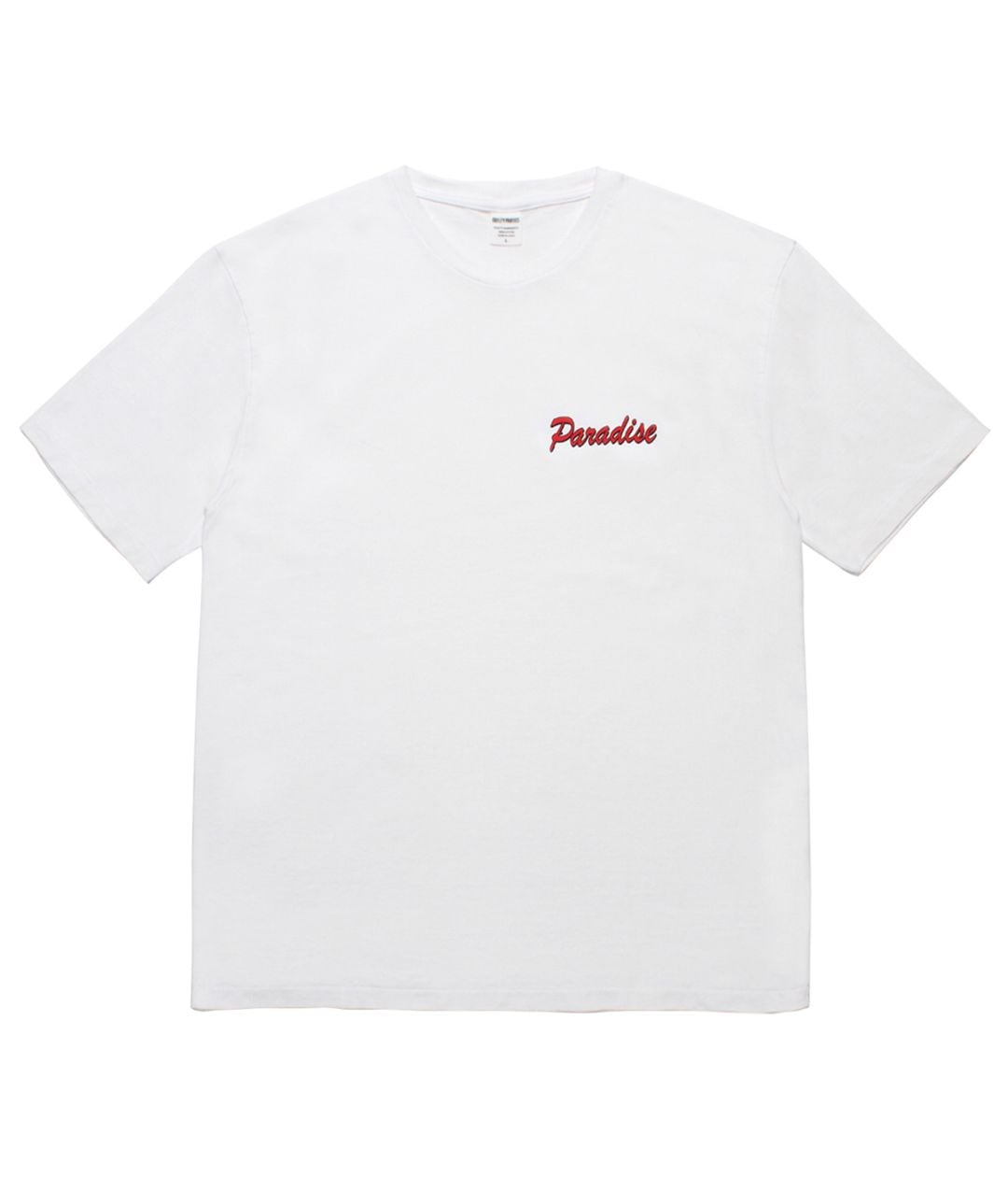 WASHED HEAVY WEIGHT T-SHIRT (TYPE-8)【WHITE】｜WACKO MARIA