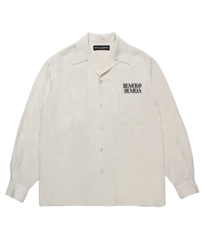 50'S OPEN COLLAR SHIRT (TYPE-1)【IVORY】