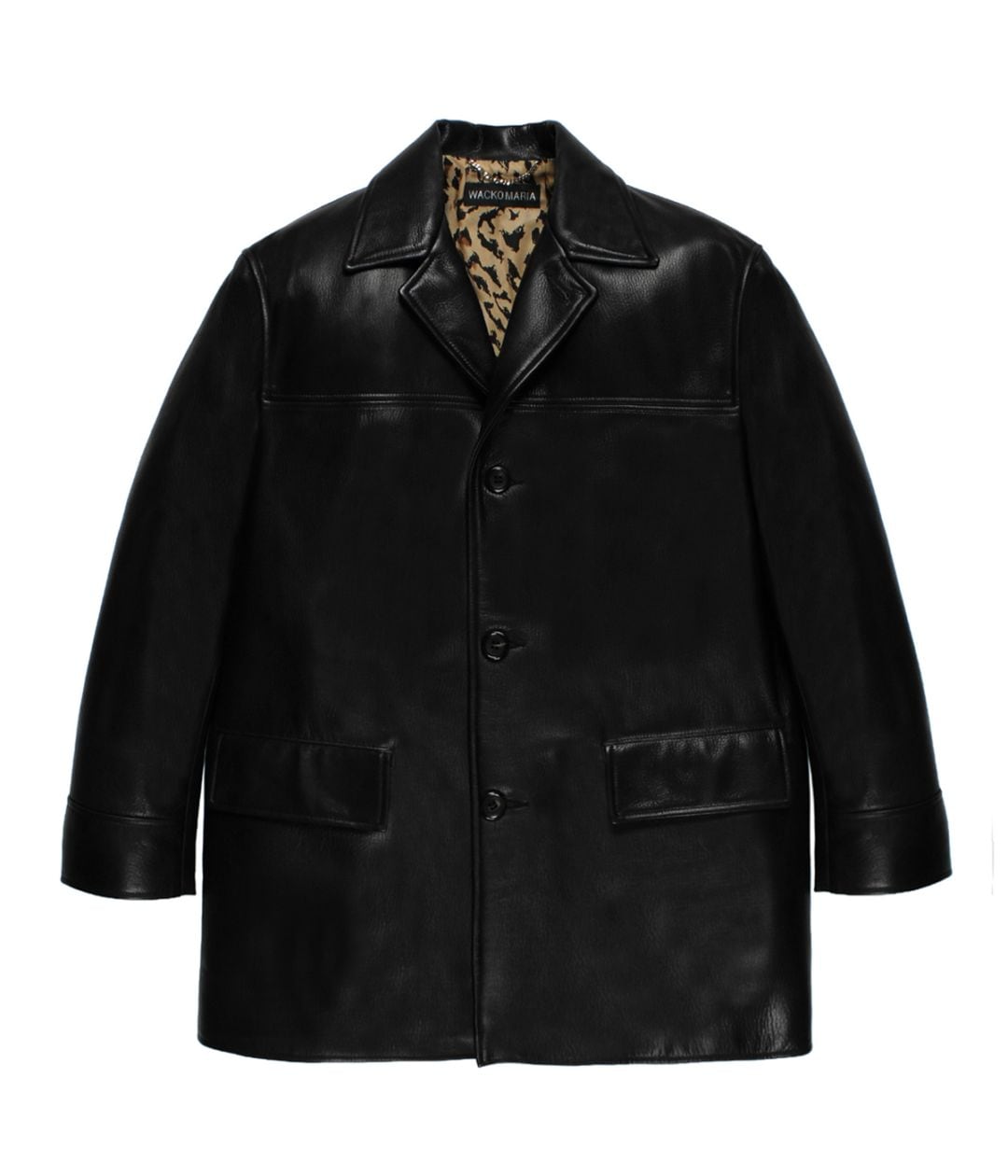 ジャケット・アウター WACKO MARIA LEATHER CAR COAT ( TYPE-2 ) LEATHER CAR COAT (TYPE-2)【BLACK】｜WACKO MARIA｜MELTING POT