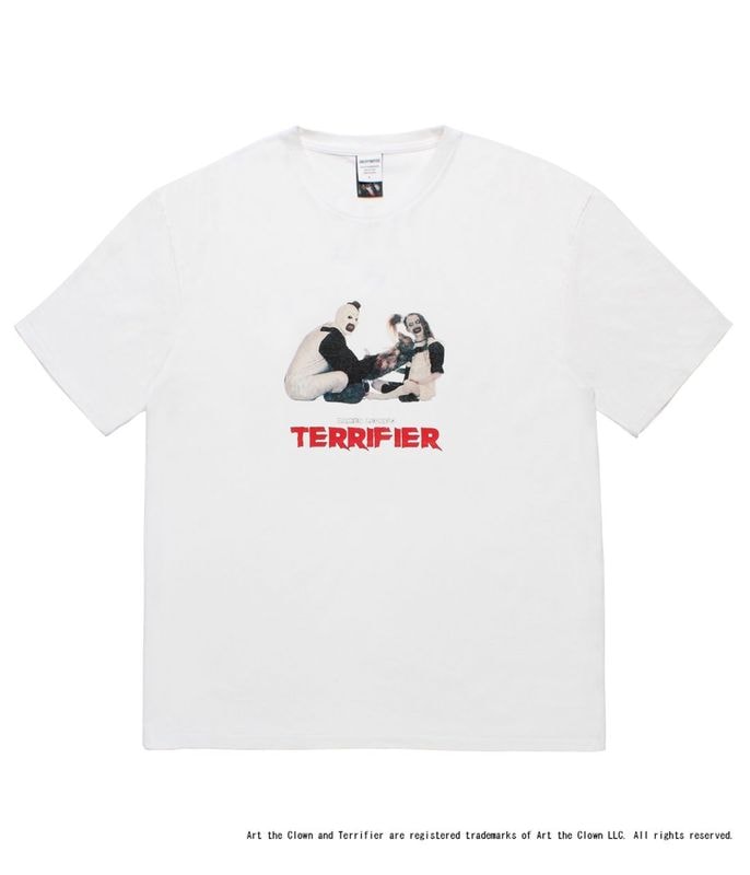 TERRIFIER / WASHED HEAVY WEIGHT T-SHIRT (TYPE-3)【WHITE】