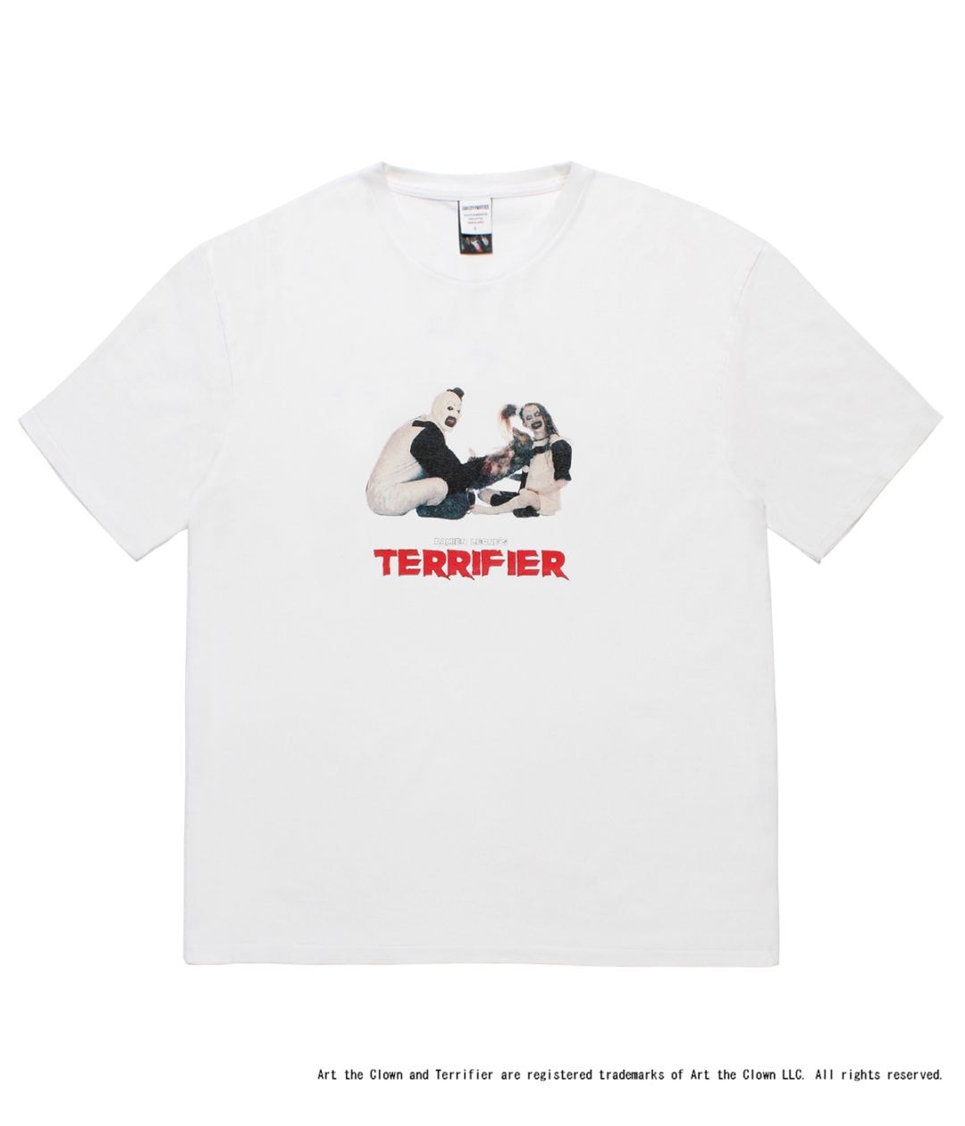新品✨ワコマリア/ テリファー WASHED HEAVY WEIGHT Tシャツ TERRIFIER / WASHED HEAVY WEIGHT T-SHIRT (TYPE-3)【WHITE
