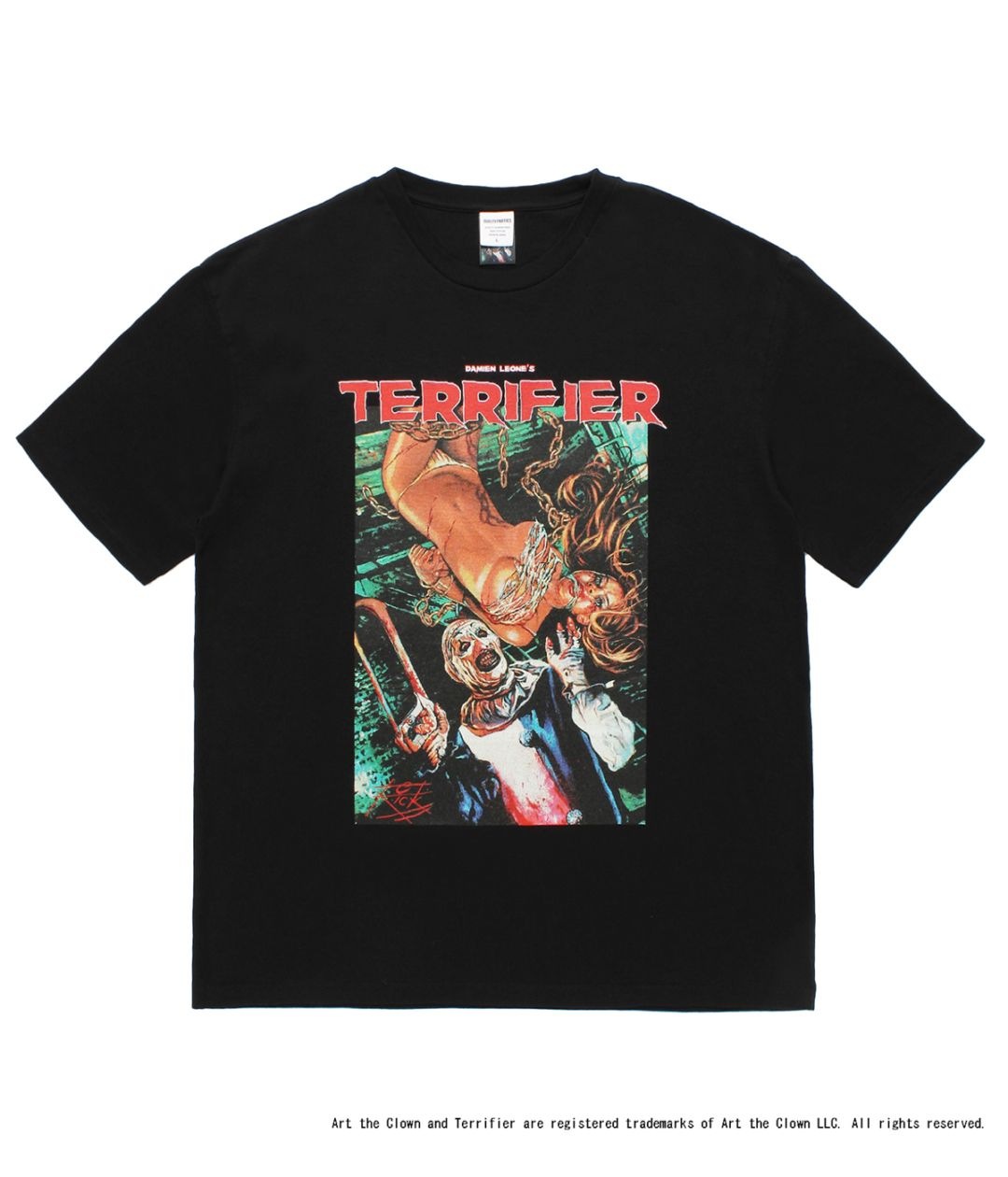 新品✨ワコマリア/ テリファー WASHED HEAVY WEIGHT Tシャツ TERRIFIER / WASHED HEAVY WEIGHT T-SHIRT (TYPE-1)【BLACK】｜WACKO