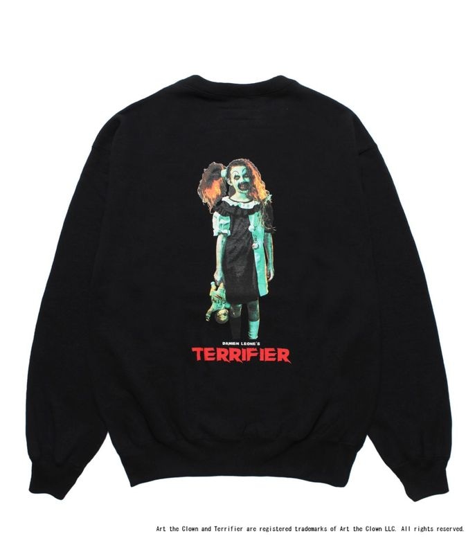 TERRIFIER / HEAVY WEIGHT SWEAT SHIRT (TYPE-4)【BLACK】