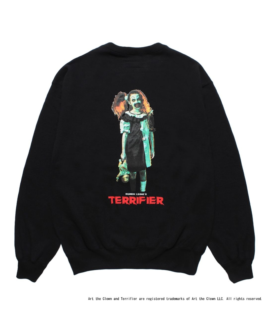 TERRIFIER / HEAVY WEIGHT SWEAT SHIRT (TYPE-4)【BLACK