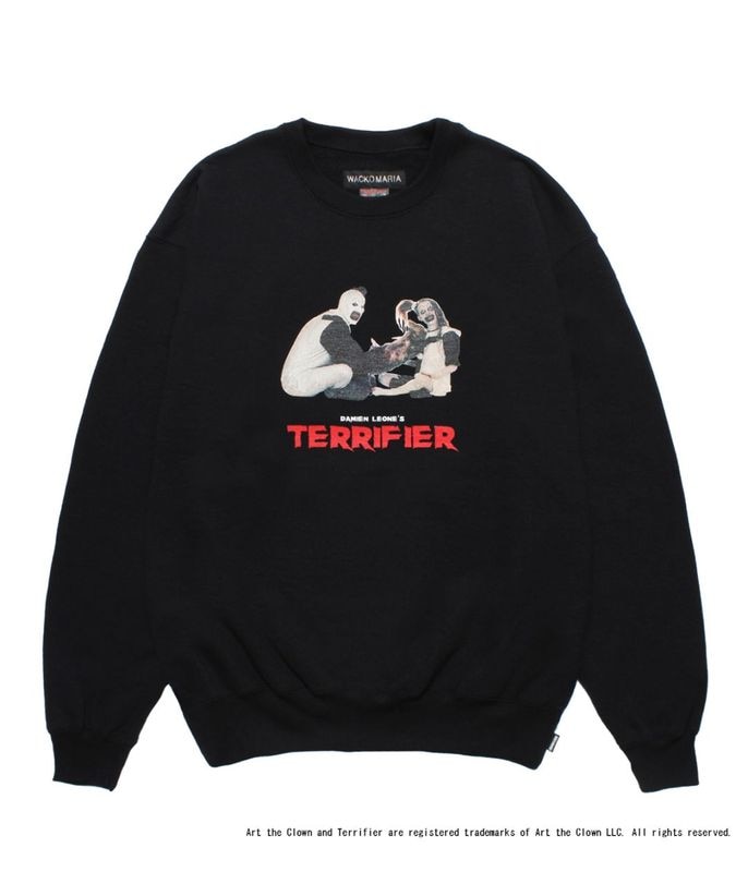 TERRIFIER / HEAVY WEIGHT SWEAT SHIRT (TYPE-3)【BLACK】