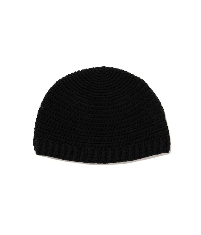 Crochet Cuffless Beanie【BLACK】