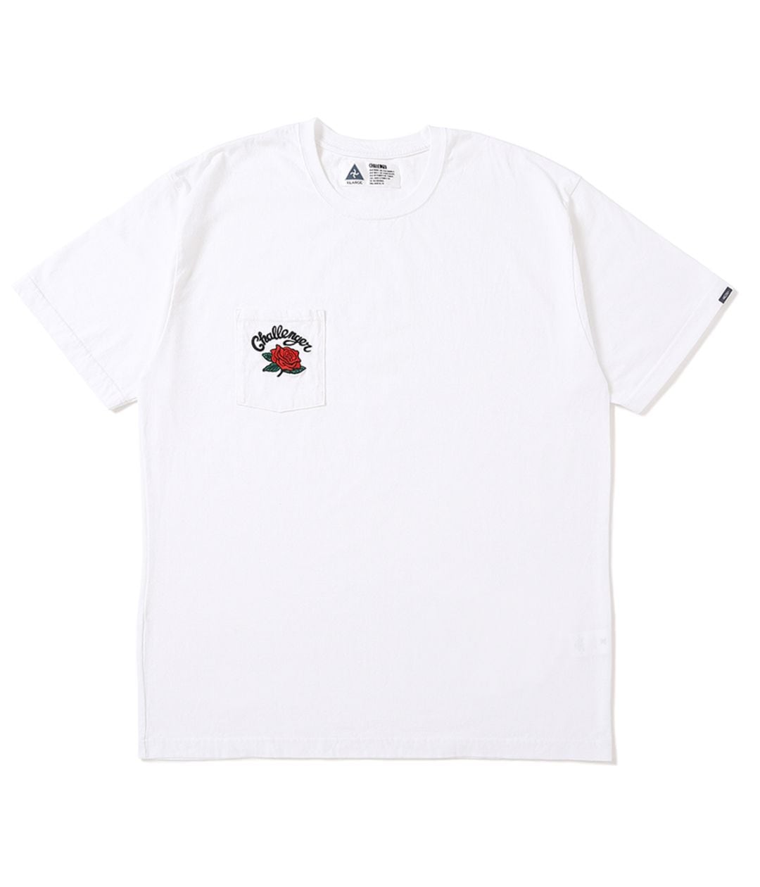 ROSE PKT TEE【WHITE】