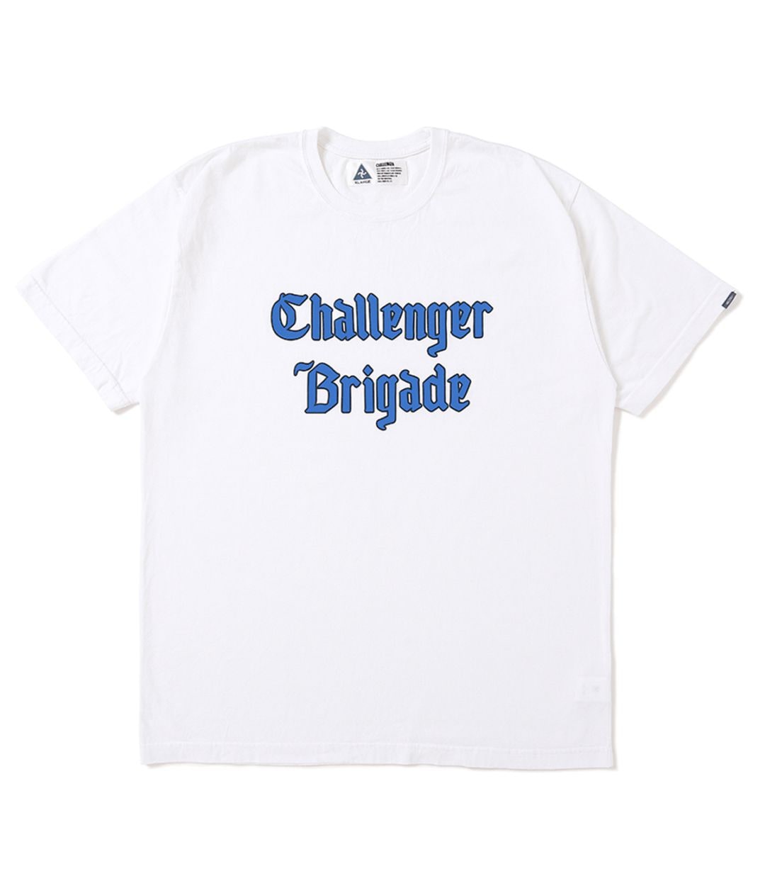 CHALLENGER/LOGO PATCH TEE（WHITE）XL 白 CHALLENGER 'LOGO PATCH TEE'ワッペン Tシャツ ロゴ パッチ 白