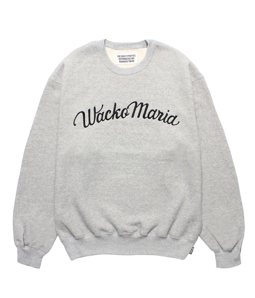 MIDDLE WEIGHT SWEAT SHIRT (TYPE-1)【GRAY】｜WACKO MARIA｜MELTING