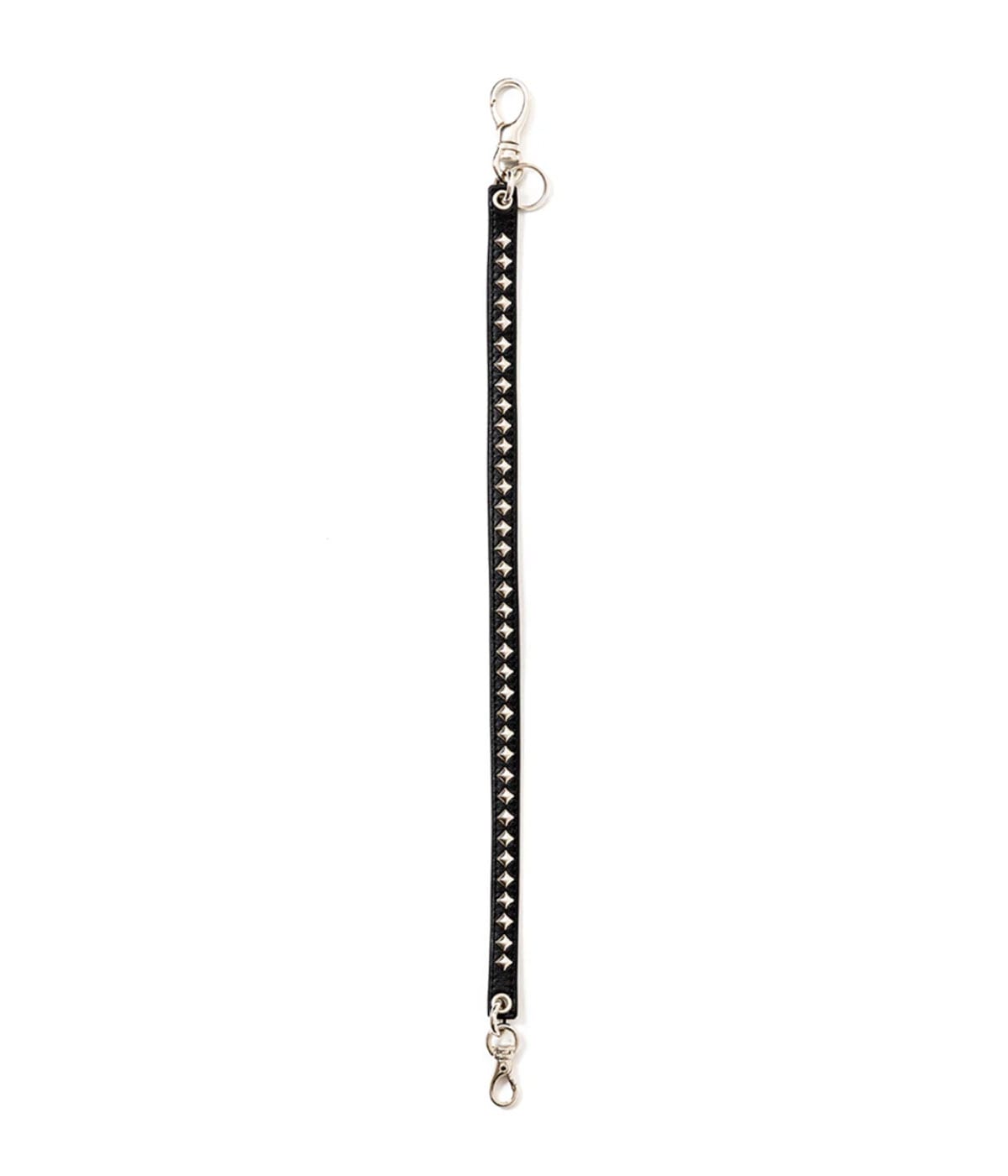 STUDS LAETHER WALLET CORD【BLACK】