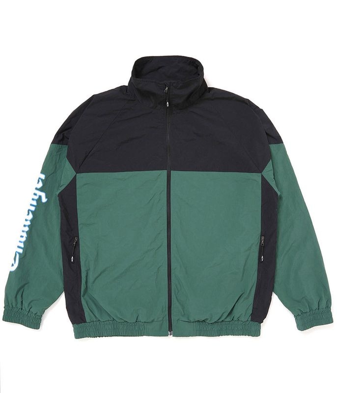 TRACK ZIP JACKET【GREEN-BLACK】