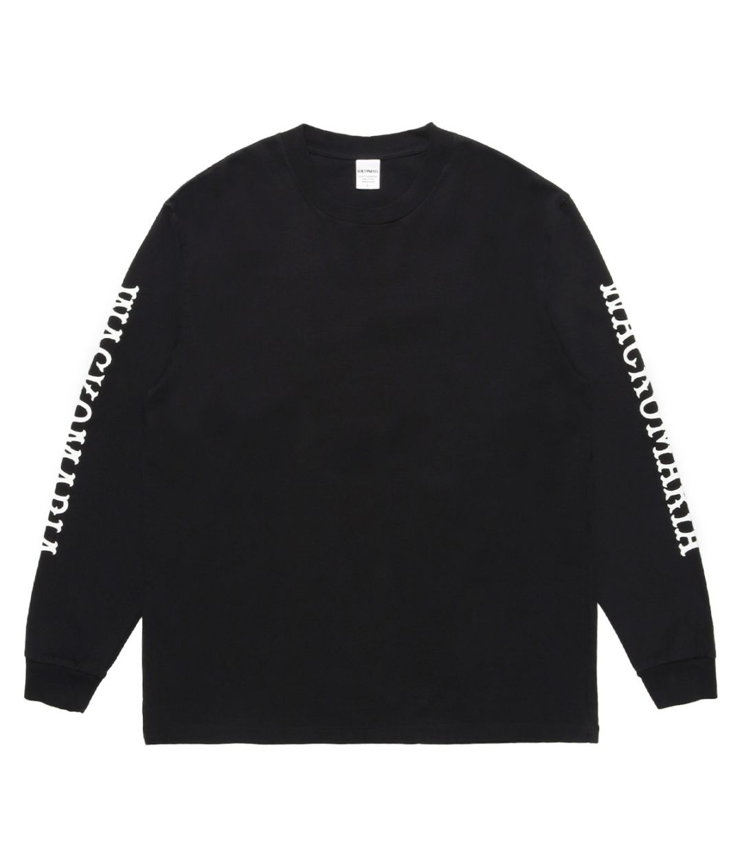 WASHED HEAVY WEIGHT LONG SLEEVE T-SHIRT (TYPE-2)【BLACK】｜WACKO