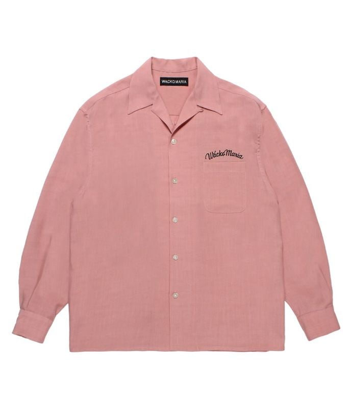 50'S OPEN COLLAR SHIRT (TYPE-3)【PINK】