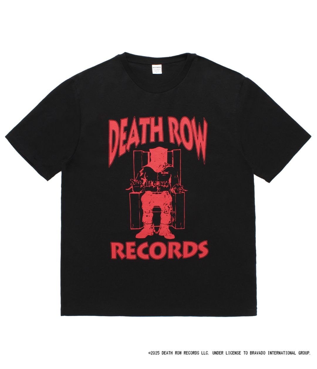 DEATH ROW RECORDS / WASHED HEAVY WEIGHT T-SHIRT【BLACK】｜WACKO