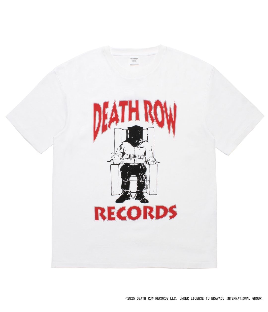 トップス WACKOMARIA DEATH ROW RECORDS T-SHIRT XL DEATH ROW RECORDS / WASHED HEAVY WEIGHT T-SHIRT【WHITE