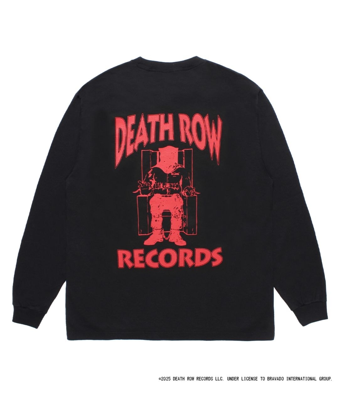 wacko ロンt シャツ　スウェット　tシャツ death row 長袖 DEATH ROW RECORDS / WASHED HEAVY WEIGHT LONG SLEEVE T-SHIRT