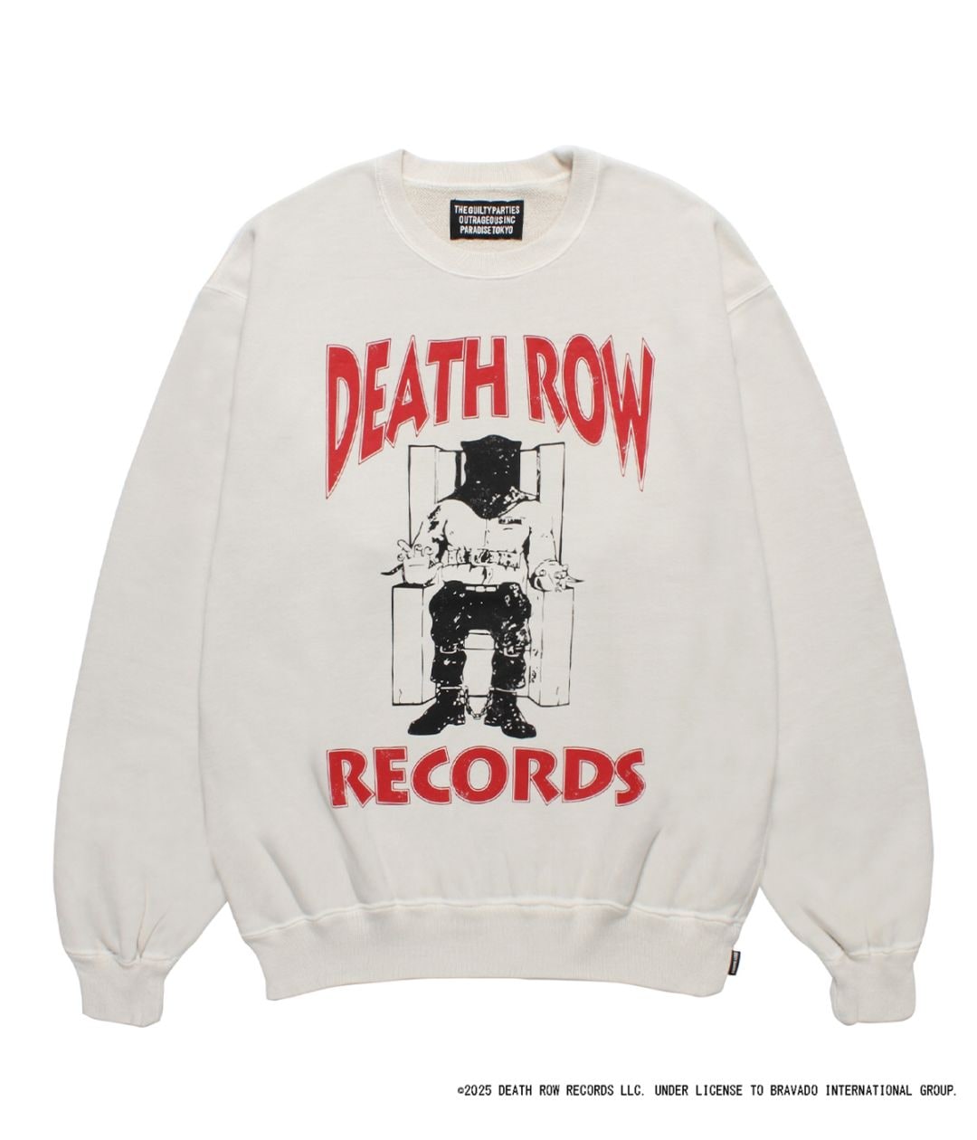 新品✨ワコマリア/デスロウレコード GARMENT DYED SWEAT WACKO MARIA(ワコマリア)× DEATH ROW RECORDS / GARMENT DYED