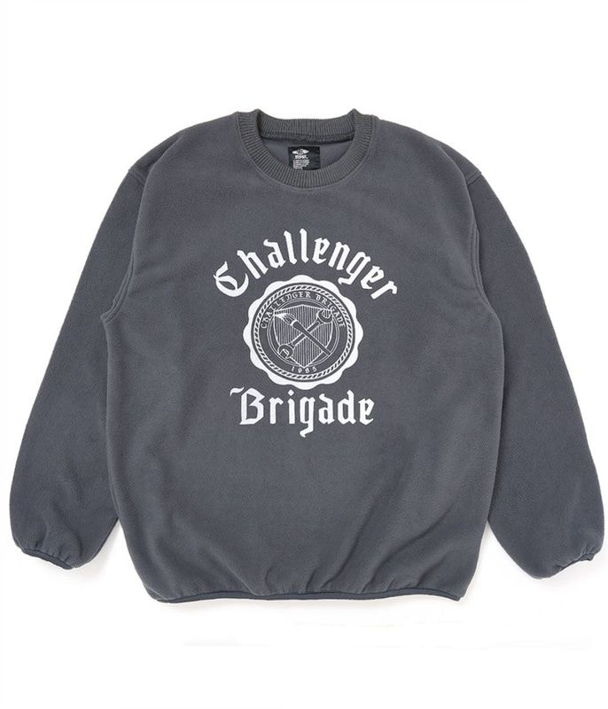 COLLEGE C/N FLEECE【CHARCOAL】