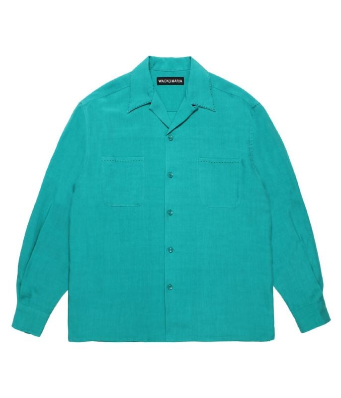 50'S OPEN COLLAR SHIRT (TYPE-5)【GREEN】