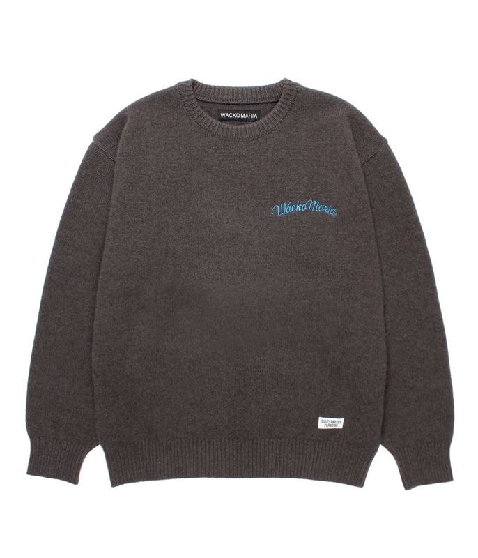 CLASSIC KNIT SWEATER (TYPE-1)【GRAY】