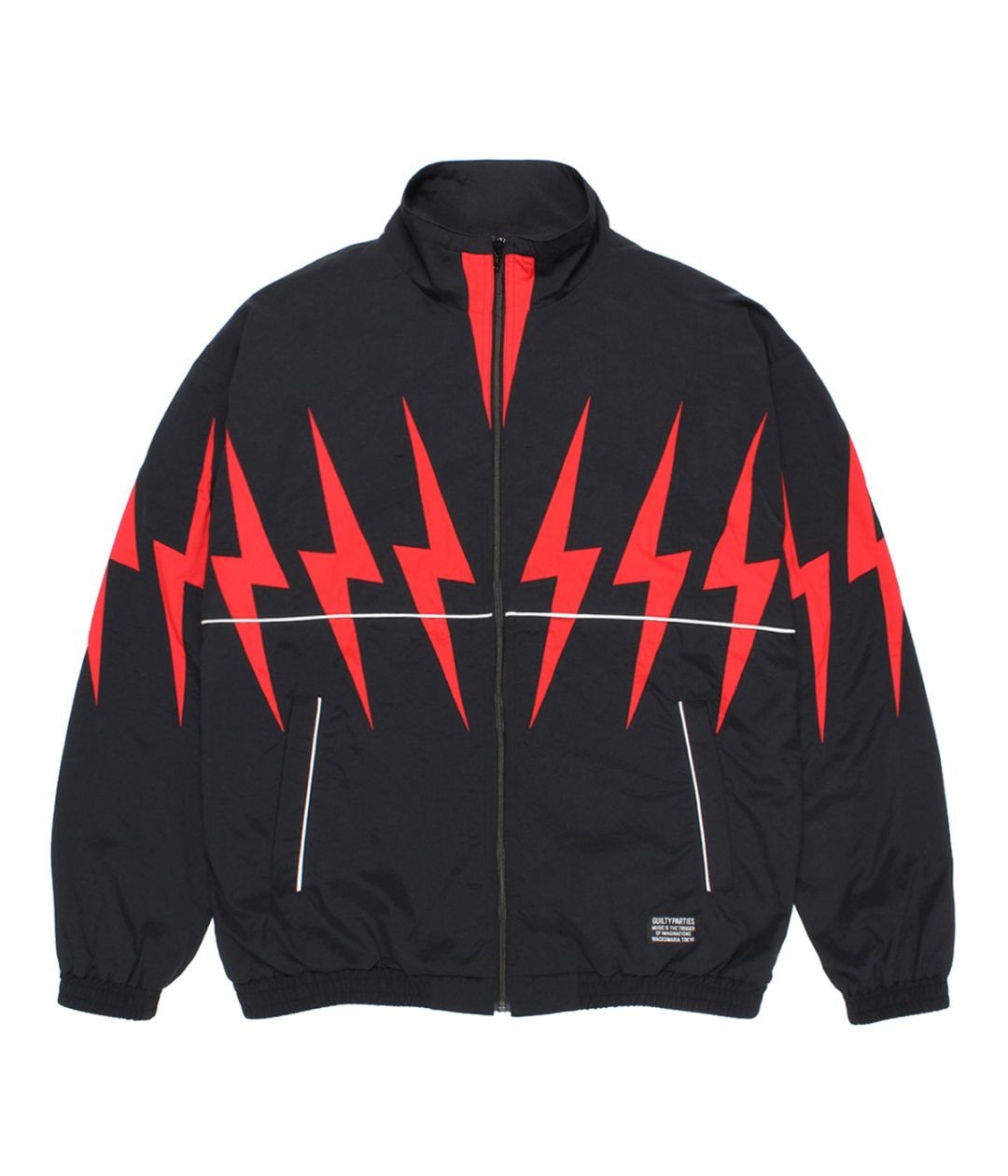 NYLON TRACK JACKET (TYPE-1)【BLACK】｜WACKO MARIA｜MELTING