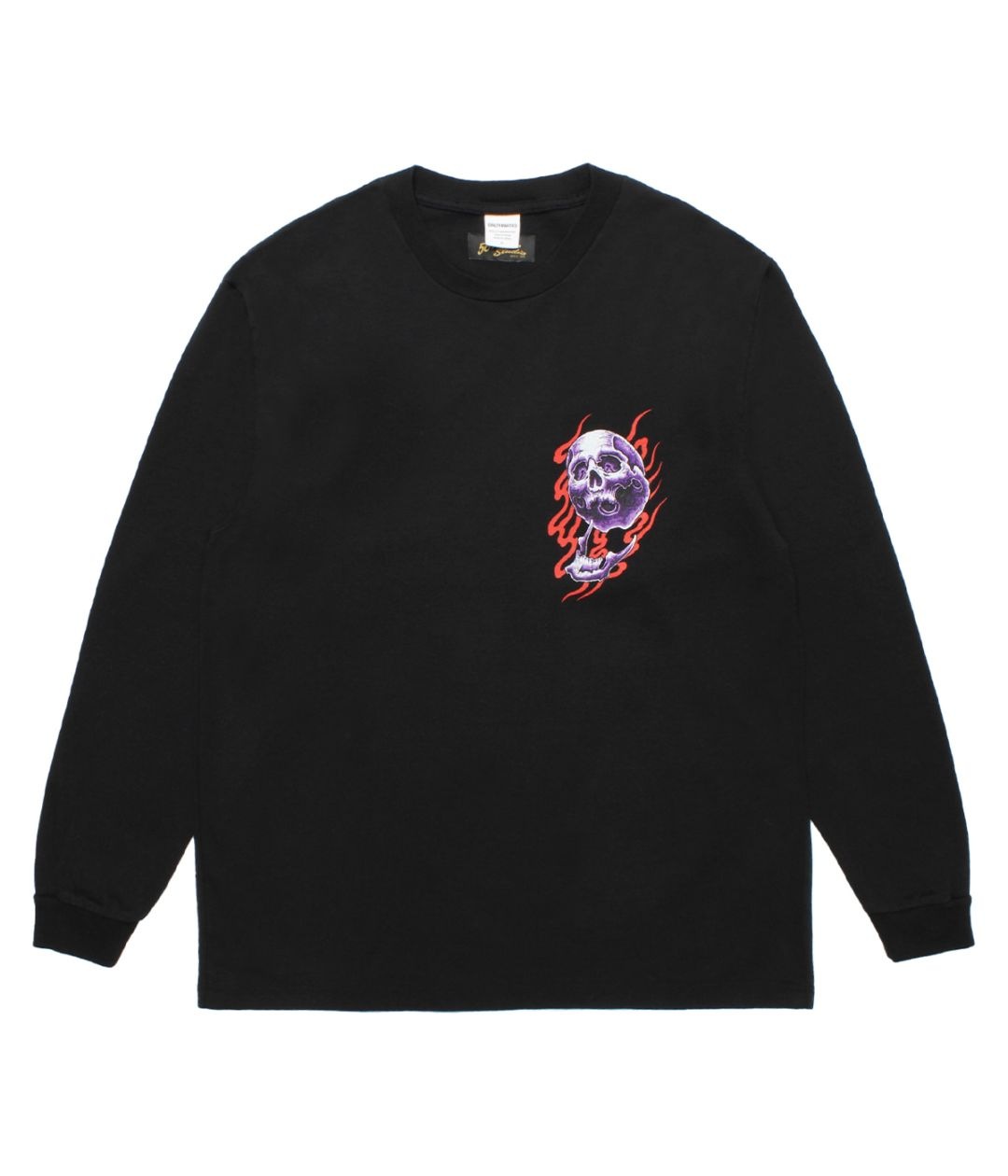 56 TATTOO STUDIO / WASHED HEAVY WEIGHT LONG SLEEVE T-SHIRT【BLACK】