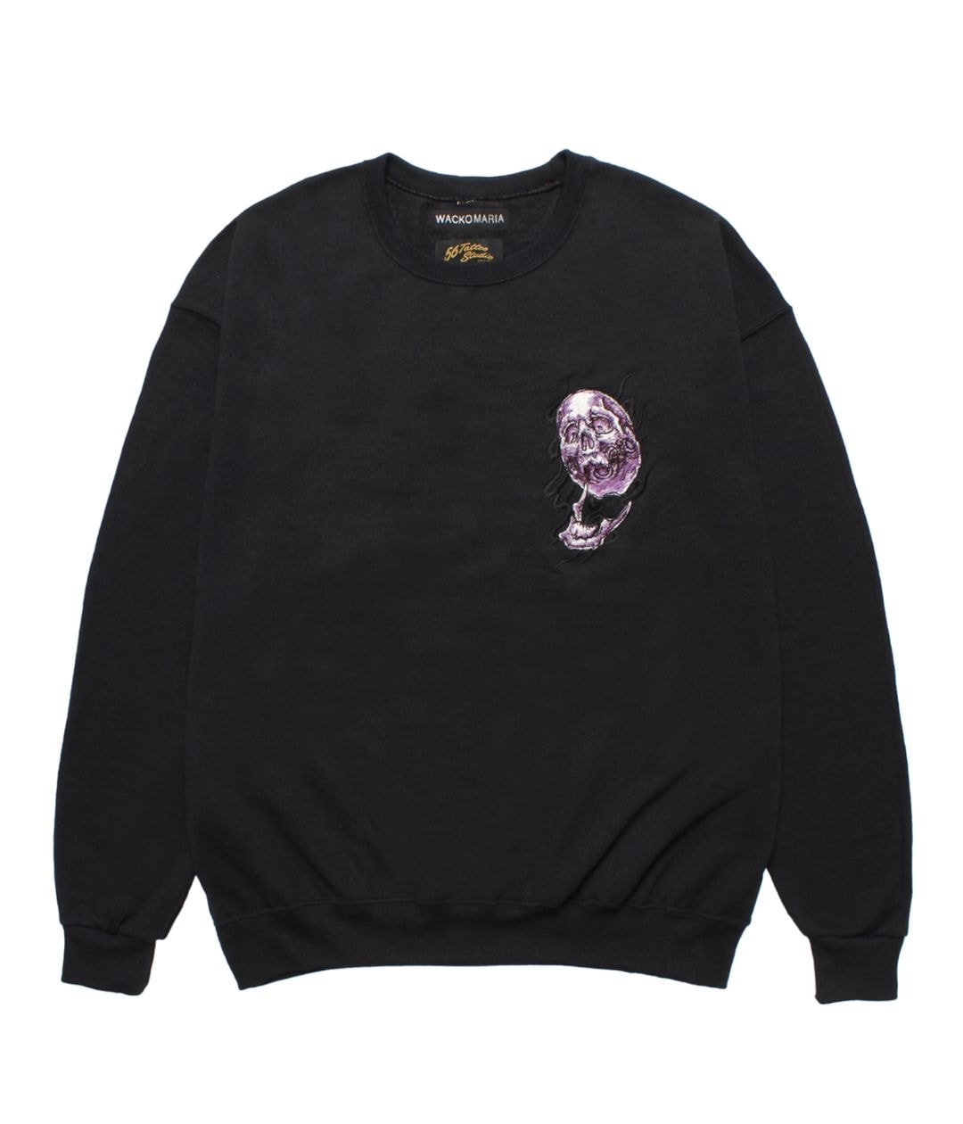 56 TATTOO STUDIO / SWEAT SHIRT【BLACK】｜WACKO MARIA｜MELTING POT