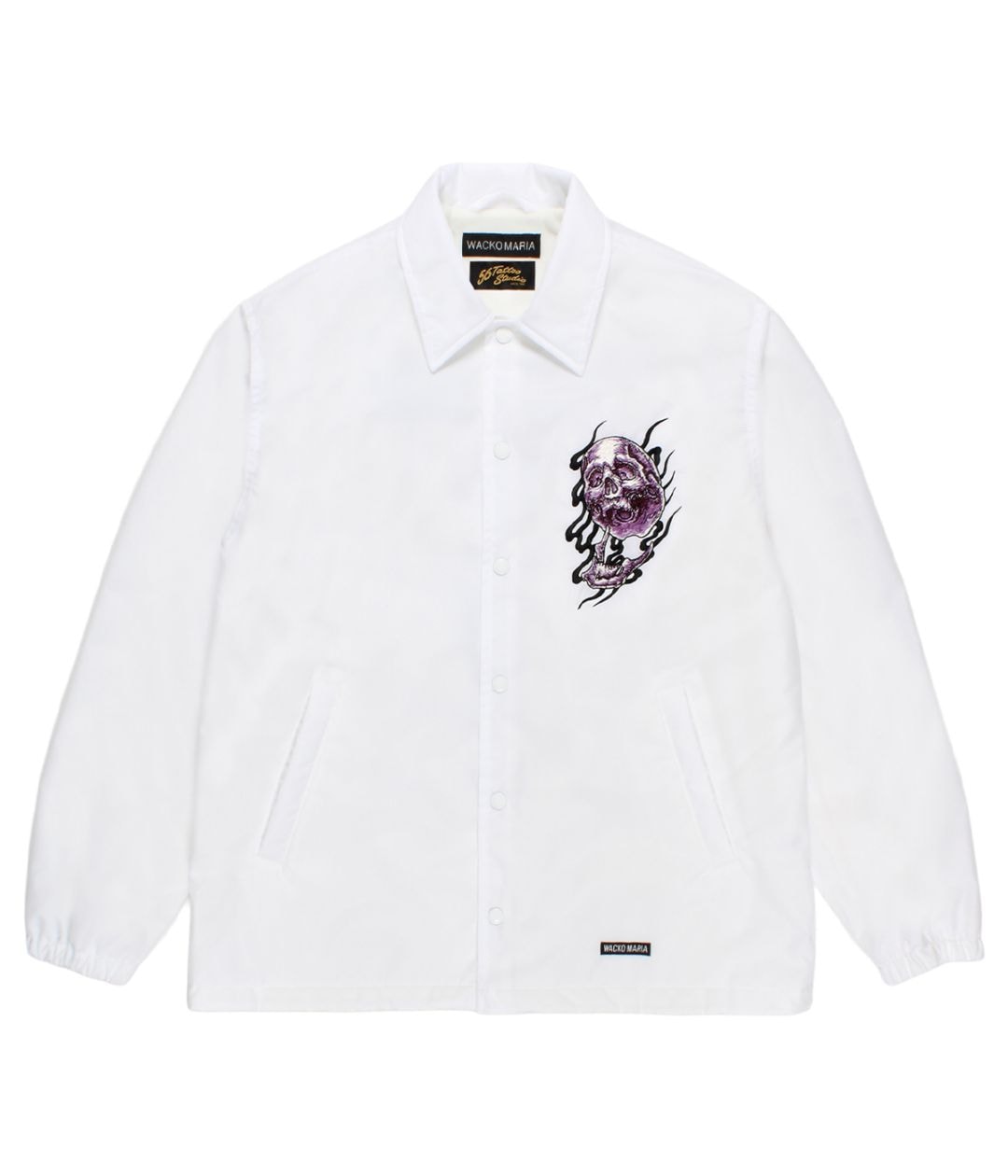 56 TATTOO STUDIO / COACH JACKET【WHITE】｜WACKO MARIA