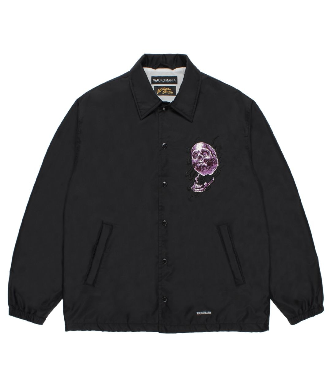 56 TATTOO STUDIO / COACH JACKET【BLACK】｜WACKO MARIA