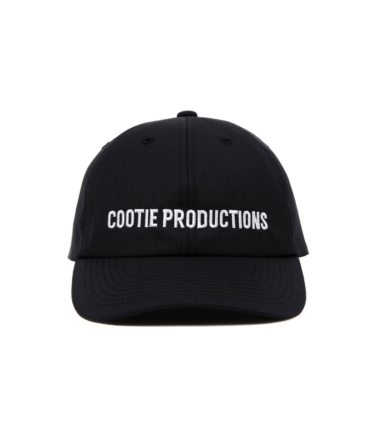 T/W Saxony 6 Panel Cap【BLACK】｜COOTIE PRODUCTIONS