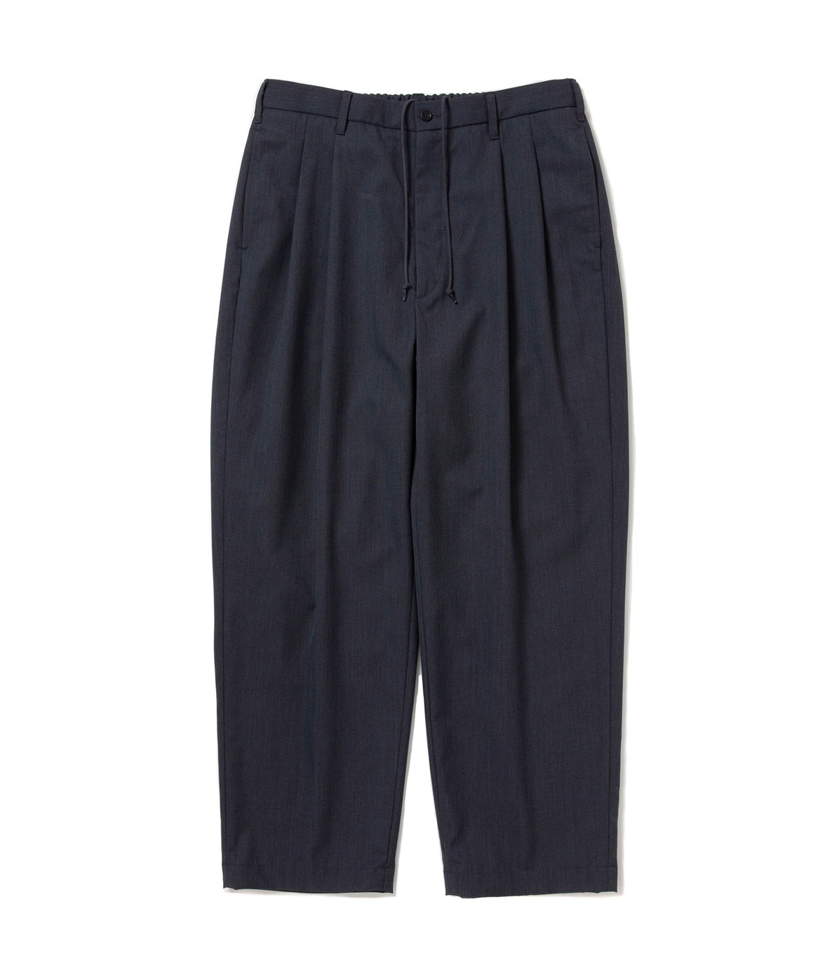 T/W Saxony 2 Tuck Wide Easy Trousers【GRAY】｜COOTIE PRODUCTIONS