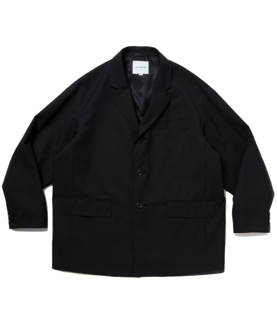 T/W Saxony Single Breasted Jacket　　Ｍ T/W Saxony Single Breasted Jacket【BLACK】｜COOTIE PRODUCTIONS