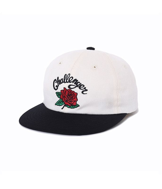 CLASSIC ROSE CAP【WHITE-BLACK】