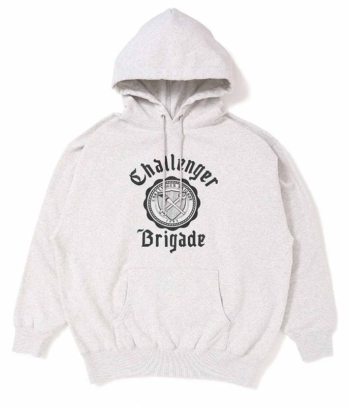 COLLEGE HOODIE【GRAY】