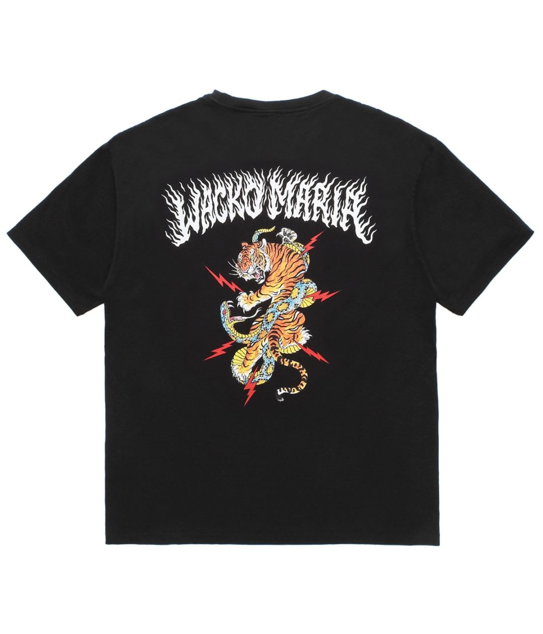 TIM LEHI / WASHED HEAVY WEIGHT T-SHIRT (TYPE-1)【BLACK】