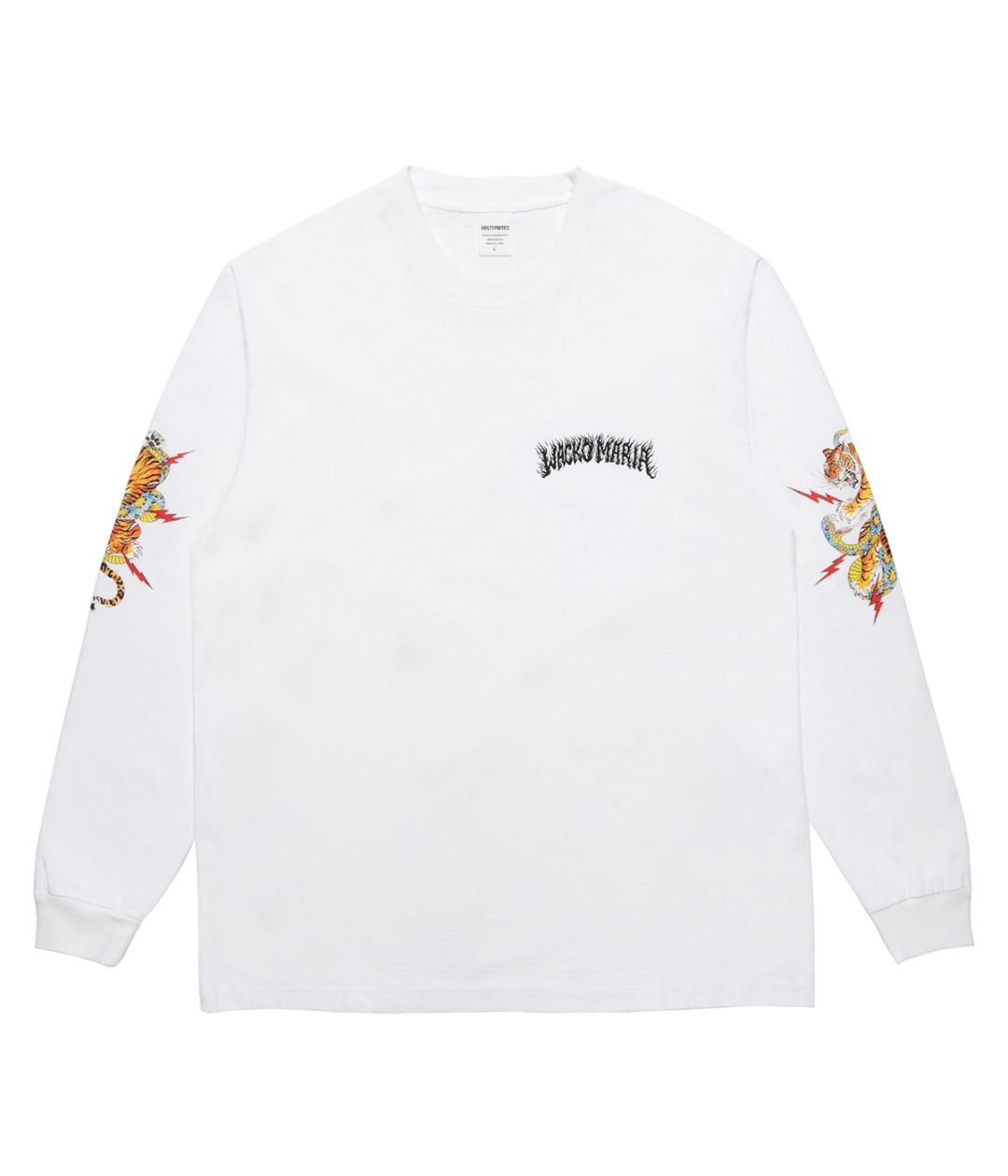 Lサイズ wackomaria tim lehi ロンT 02 白 TIM LEHI / WASHED HEAVY WEIGHT LONG SLEEVE T-SHIRT (TYPE-2