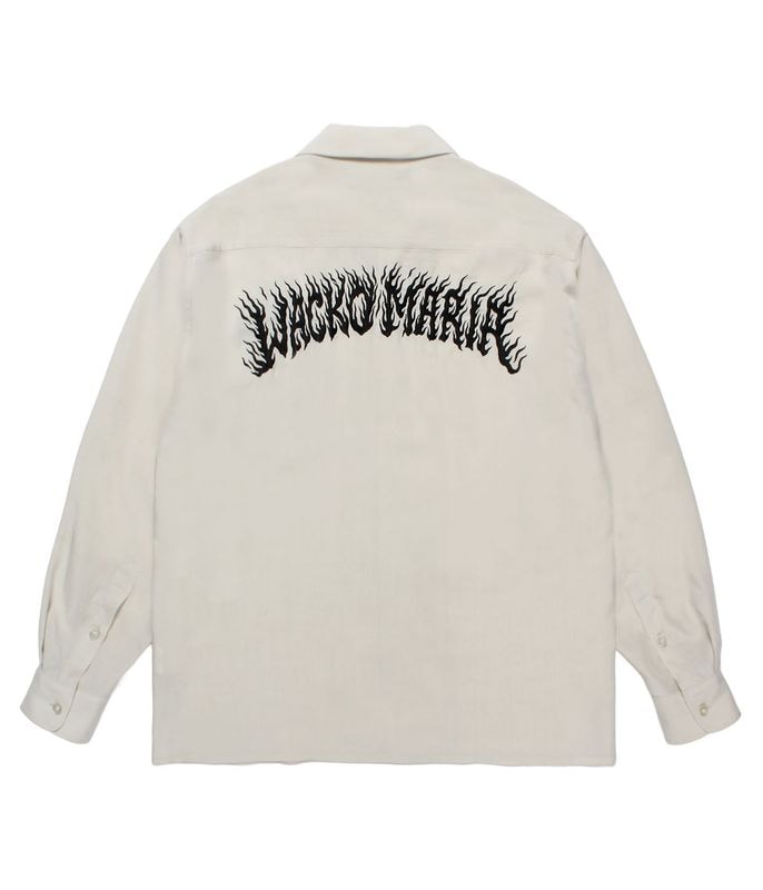 TIM LEHI / 50'S OPEN COLLAR SHIRT (TYPE-2)【IVORY】