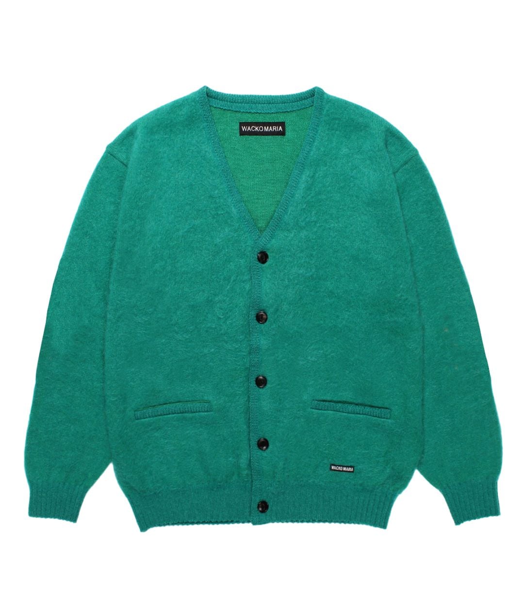 【美品】WACKO MARIA MOHAIR KNIT CARDIGAN MOHAIR KNIT CARDIGAN【GREEN】｜WACKO MARIA｜MELTING POT