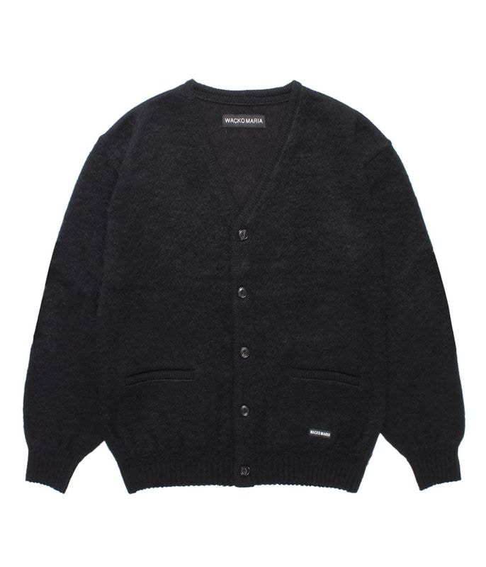 MOHAIR KNIT CARDIGAN【BLACK】