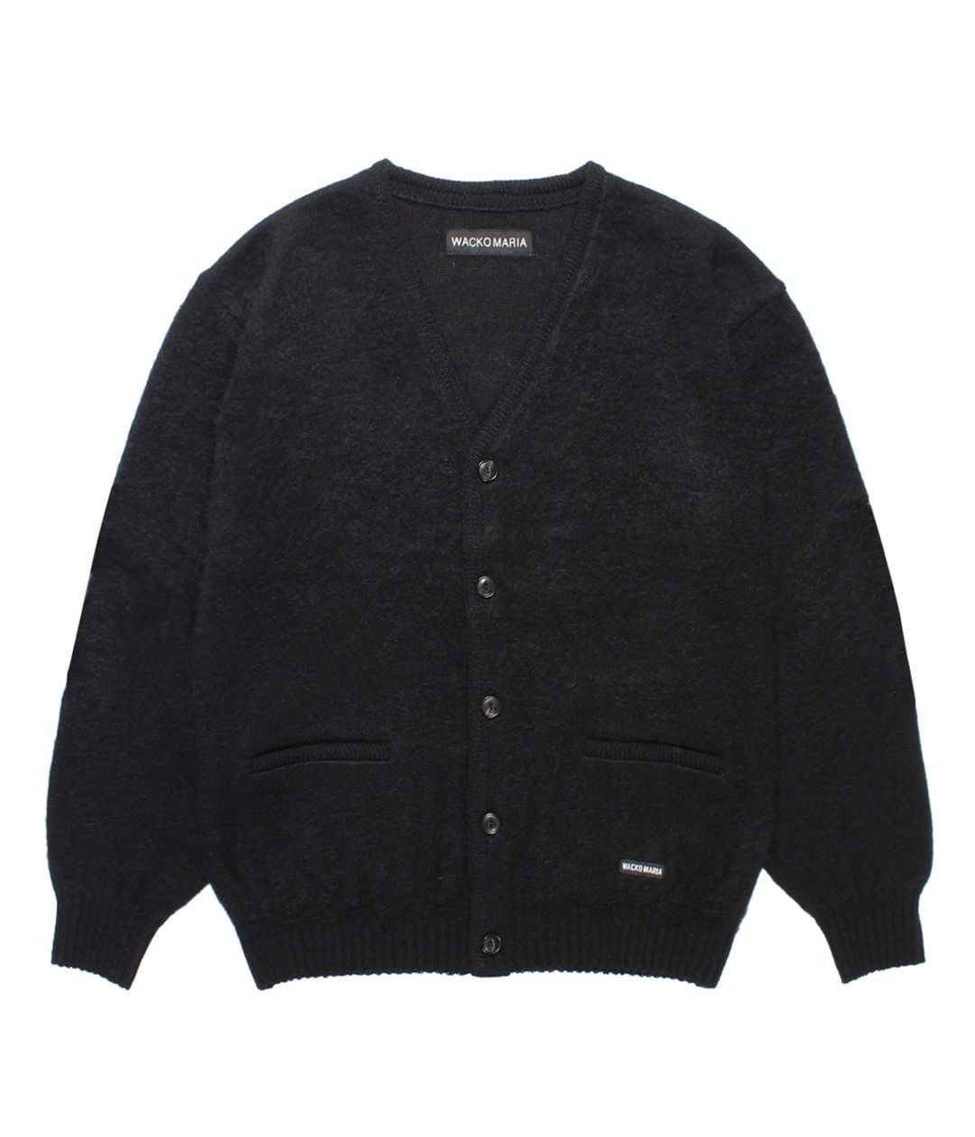 MOHAIR KNIT CARDIGAN【BLACK】｜WACKO MARIA｜MELTING POT（正規取扱